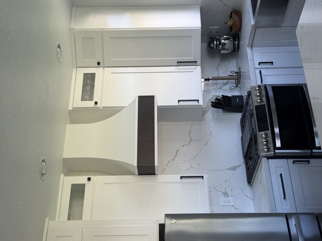 Quartz countertop installation in Weber County kitchen
