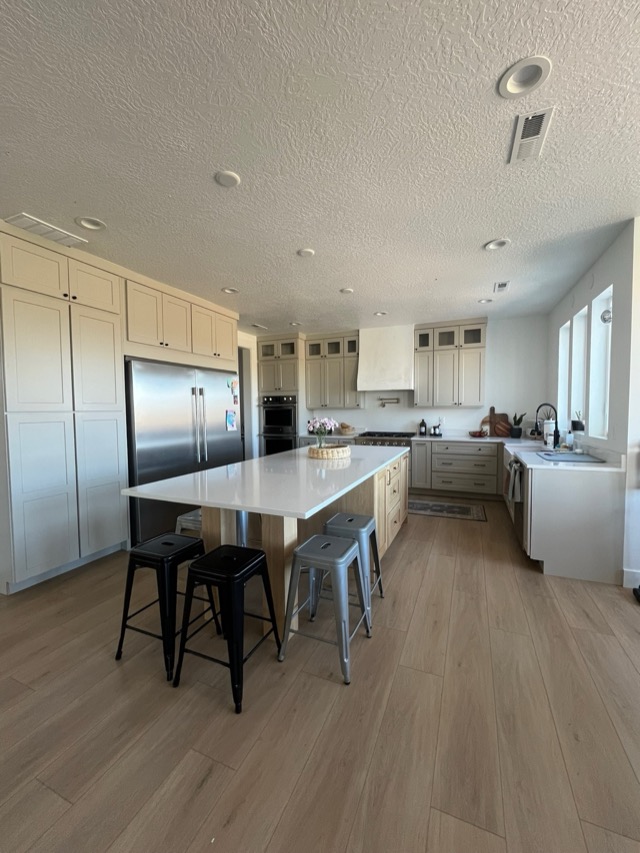 Custom cabinetry with quartz counters along the Wasatch Front
